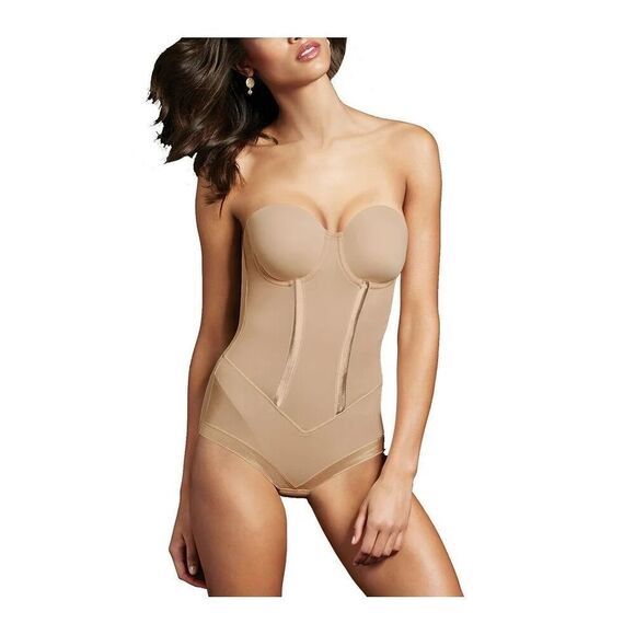 Maidenform Other - Maidenform NWT Shaper with Built-in Bra & Anti-static Shapewear Bodysuits Latte